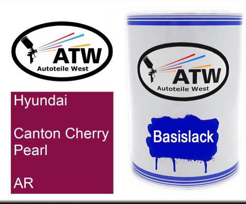 Hyundai, Canton Cherry Pearl, AR: 500ml Lackdose, von ATW Autoteile West.